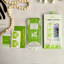 گلس گوشی آیفون و سامسونگ کیت دار نصب آسان