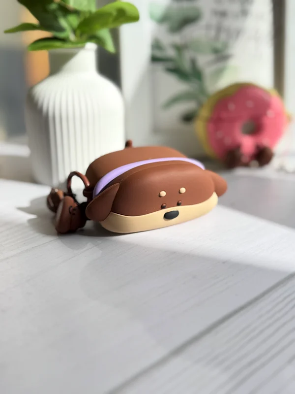 کاور ایرپاد طرح سگ Puppy سیلیکونی با آویز